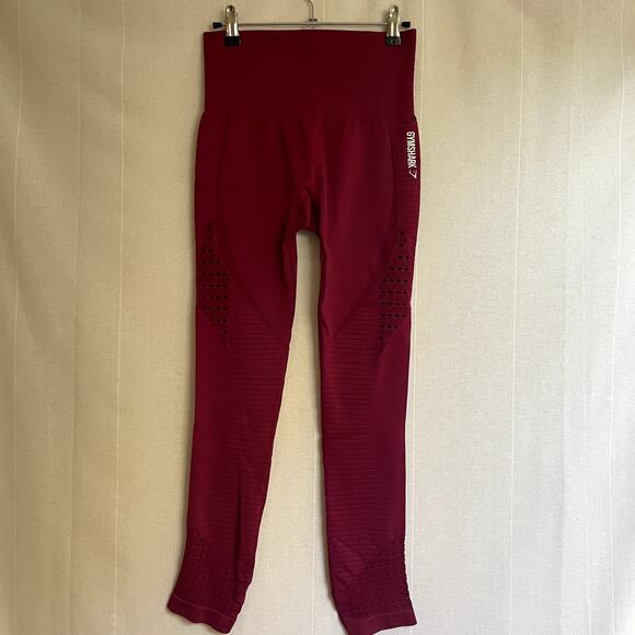 Gymshark Energy Compression Pants High Waist Sm Logo - Picture 2 of 7